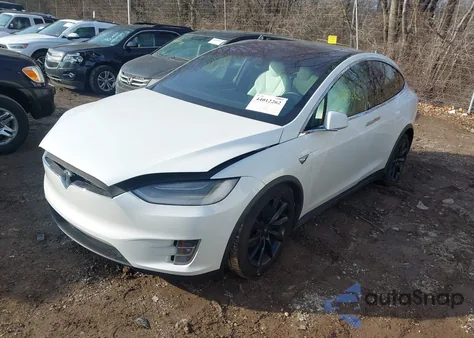 2020 Tesla Model X Long Range Dual Motor All-Wheel Drive/Long Range Plus Dual Motor All-Wheel Drive из США, поврежденный, VIN 5YJXCAE2XLF239079